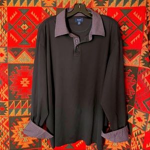 Faconnable Mens XL Blue Polo Shirt